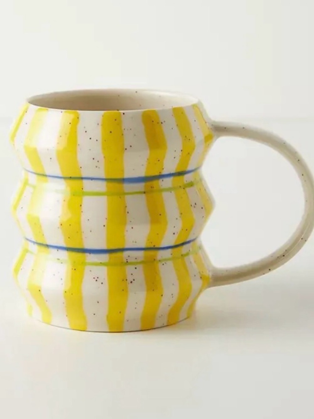 ANTHROPOLOGIE Josephine
Yellow Striped Ceramic Mug